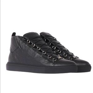 Balenciaga Arena Leather Sneakers